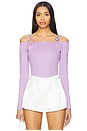 view 1 of 4 Ribbon Long Sleeve in Lilac