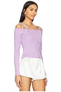 view 2 of 4 Ribbon Long Sleeve in Lilac