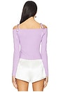 view 3 of 4 Ribbon Long Sleeve in Lilac