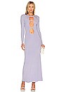 view 1 of 3 Eva Double Bar Dress in Lilac