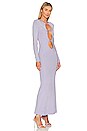 view 2 of 3 Eva Double Bar Dress in Lilac