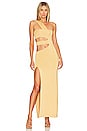 view 1 of 4 Bandage Knit Dress in Gold