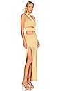 view 2 of 4 Bandage Knit Dress in Gold