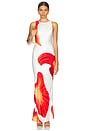 view 1 of 3 VESTIDO ZADIE in Red Mushroom Print