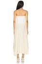 view 3 of 3 Alexandra Dress in White & Summer Sand Combo