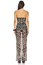 view 3 of 3 Raya Dress With Bodysuit in Zebra Print