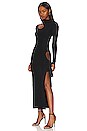 view 1 of 4 Aria Ribs Cutout Dress in Black