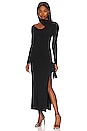 view 2 of 4 Aria Ribs Cutout Dress in Black