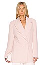 view 2 of 5 Bowie Tailored Man's Jacket in Shell Pink