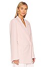 view 3 of 5 Bowie Tailored Man's Jacket in Shell Pink