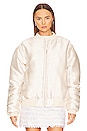 view 2 of 5 Aziza Bomber Jacket in Cream