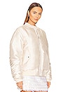 view 3 of 5 Aziza Bomber Jacket in Cream