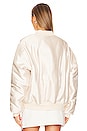 view 4 of 5 Aziza Bomber Jacket in Cream