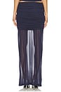 view 4 of 6 Maci Skirt in Dark Blue