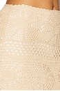 view 6 of 6 Kaia Skirt in White Natural Combo
