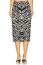 view 4 of 6 Perle Skirt in Zebra Print