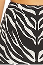 view 6 of 6 Perle Skirt in Zebra Print