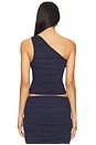 view 3 of 4 Nora Top in Dark Blue