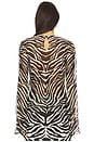 view 3 of 4 Zadie Top in Zebra Print