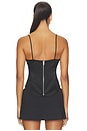 view 4 of 4 Lotus Mesh Side Corset Top in Black