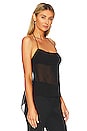 view 2 of 4 Draped Top in Black