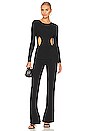 view 4 of 4 The Charlie Slit Knit Top in Black