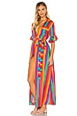 view 2 of 3 Leilani Dress in Rainbow