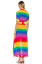 view 3 of 3 ROBE MAXI ISKA in Rainbow
