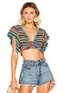 view 1 of 4 TOP DRAPÉ LANA in Multi