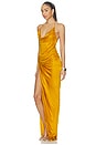 view 3 of 4 Draped Midi Dress in Miel