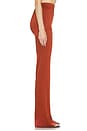 view 3 of 6 High Waist Bootcut Pants in Brique