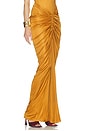 view 2 of 6 Ruched Pocket Long Skirt in Miel