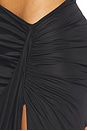 view 6 of 6 Draped Asymmetric Skirt in Black