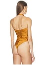 view 4 of 5 Strap Halter Neck Bodysuit in Miel