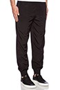 view 2 of 3 Pull On Faille Track Pants in Black
