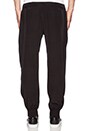 view 3 of 3 Pull On Faille Track Pants in Black