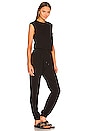 view 2 of 3 High Torsion Sleeveless Jumpsuit in Black