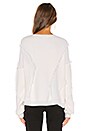 view 3 of 4 Wool Fringe Sweater in Chalk