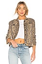 view 1 of 4 Leopard Print Denim Jacket in Leopard Print