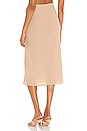 view 3 of 4 JUPE GEORGETTE in Camel