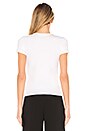 view 3 of 4 T-SHIRT JERSEY LUXURY FINISH in White