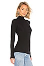 view 2 of 4 Rib Turtleneck in Black