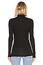 view 3 of 4 Rib Turtleneck in Black