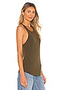 view 2 of 4 Wide Rib Tank in Olive Heather