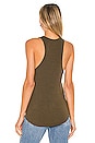 view 3 of 4 Wide Rib Tank in Olive Heather