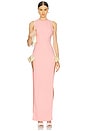 view 2 of 4 The Jana Dress in Pink & White