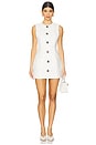 view 1 of 4 Olive Mini Dress in Ivory & Navy