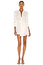 view 1 of 3 Mirage Shirt Dress in White