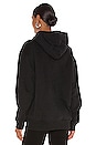 view 3 of 4 SWEAT À CAPUCHE LONG LINE in Black