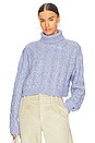 view 1 of 4 The Harper Knit Sweater in Tide Blue